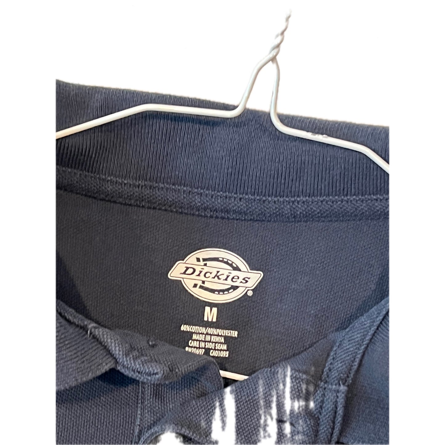 Dickies Black Polo Golf Shirt Mens M