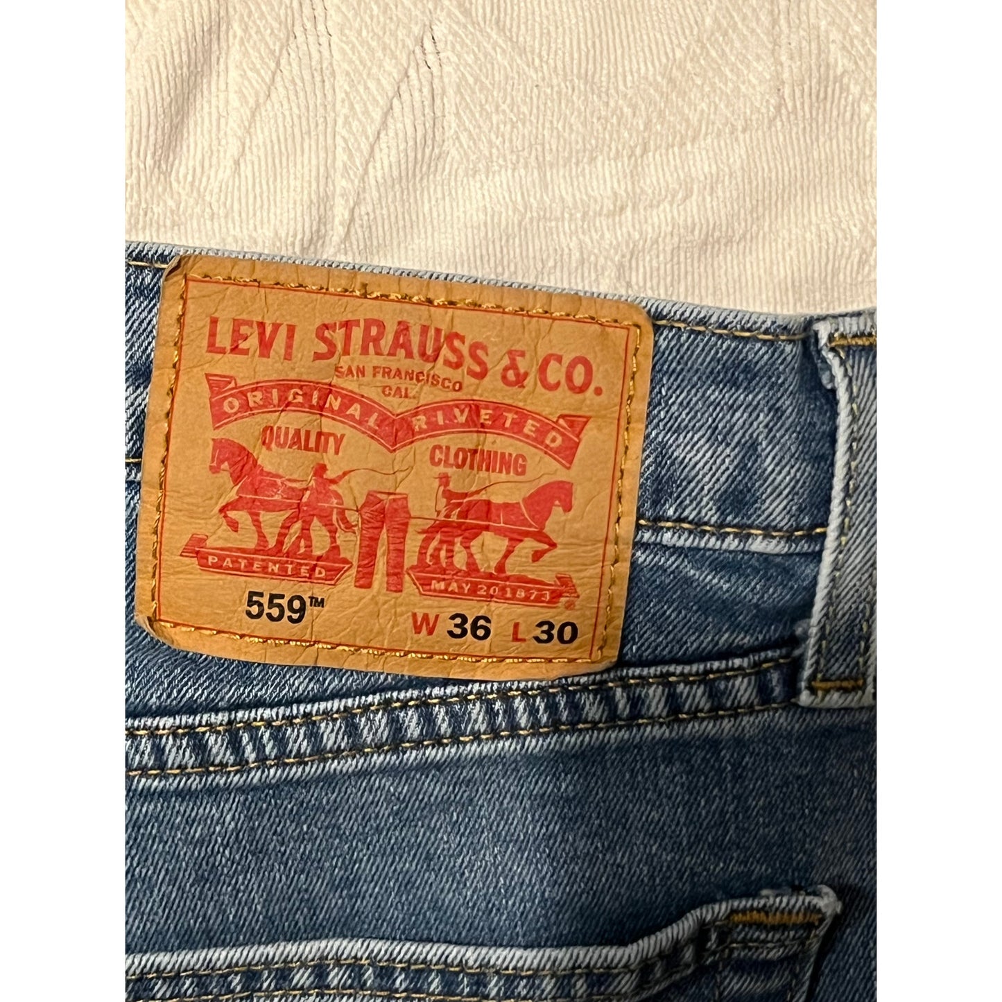 Jeans Levi's 559 de pierna recta relajada, de hombre, 36x30