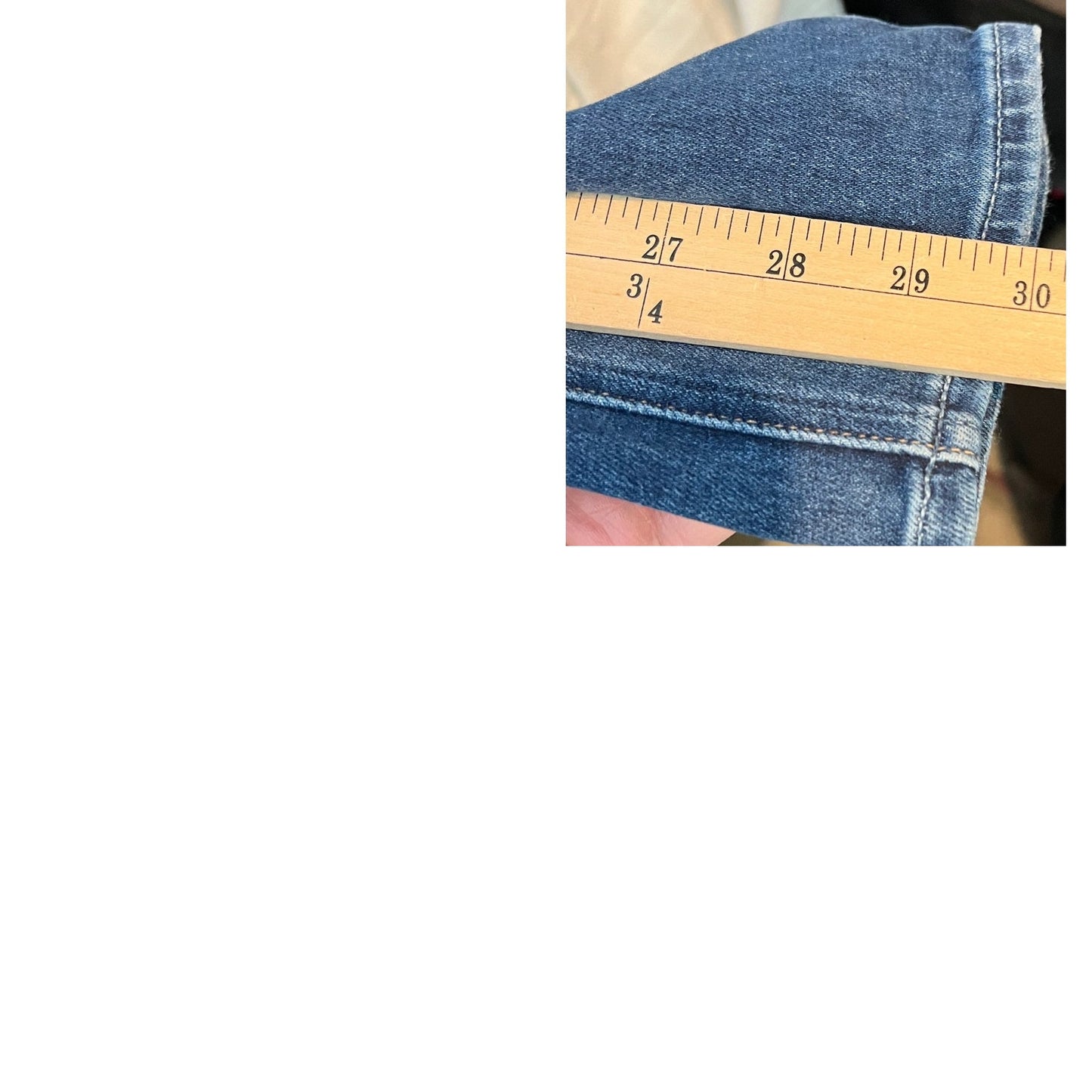 Paige Hoxton Ultra Skinny Blue Jeans Talla 28x30 para mujer