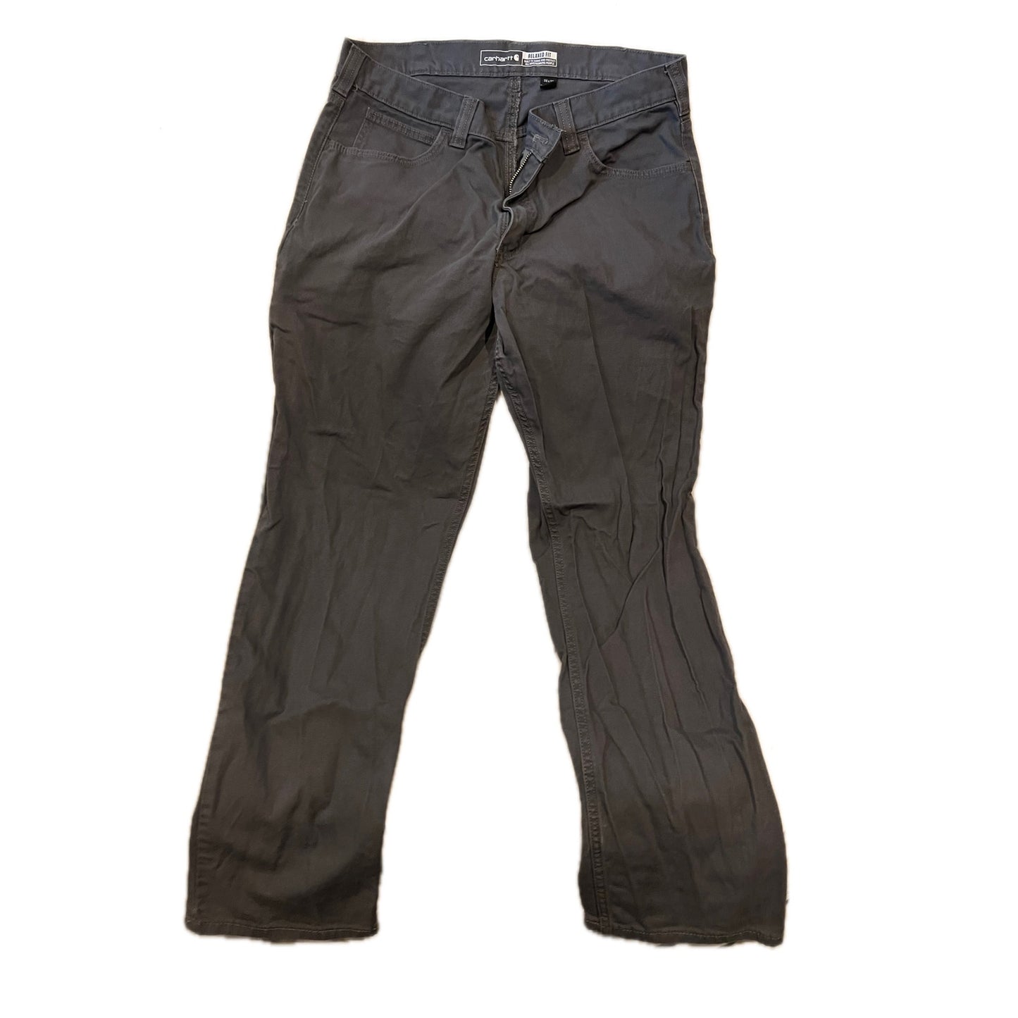 Carhartt Relaxed Fit Gray Jeans Mens 36x32