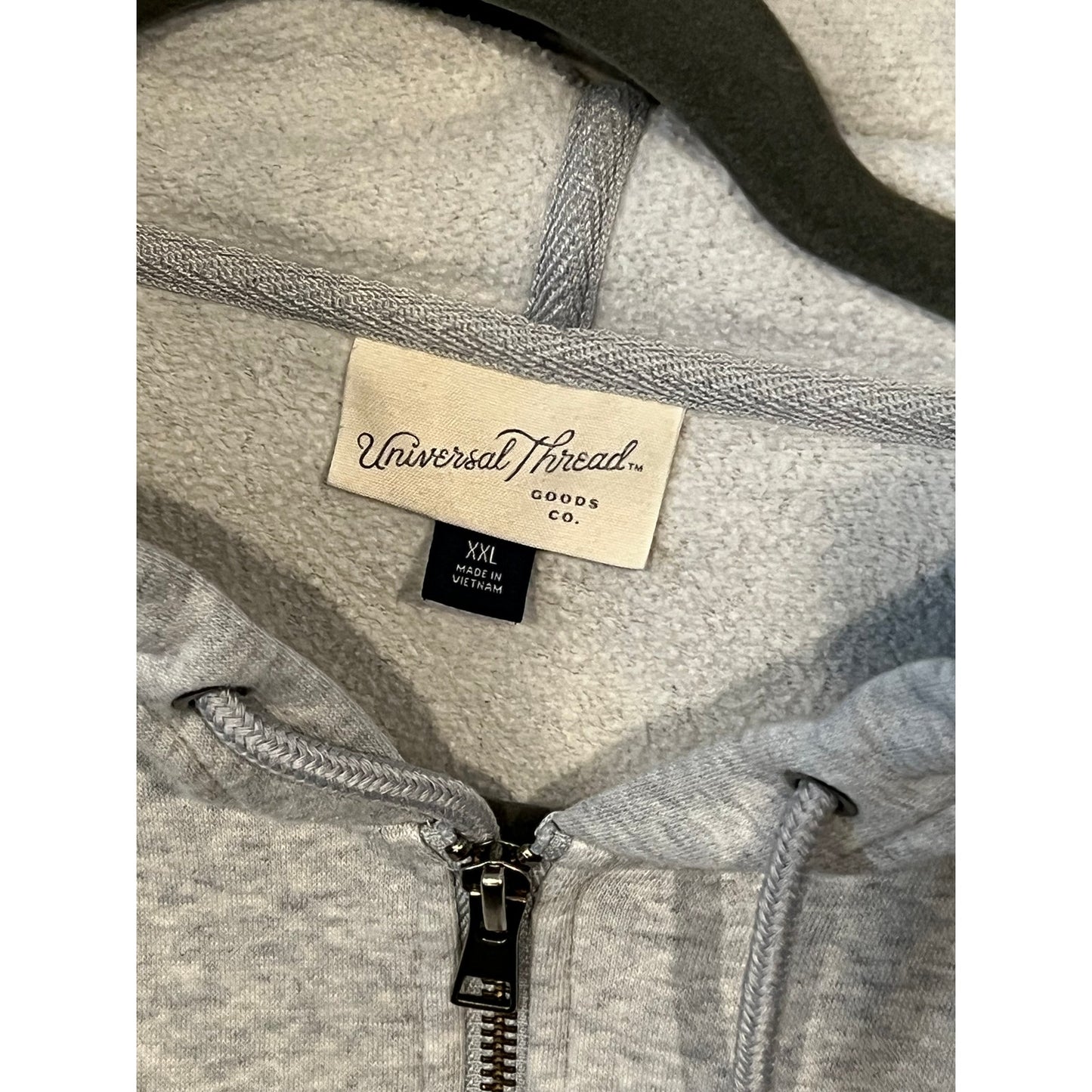 Universal Thread Goods Co Gray Full Zip Hoodie Womans XXL