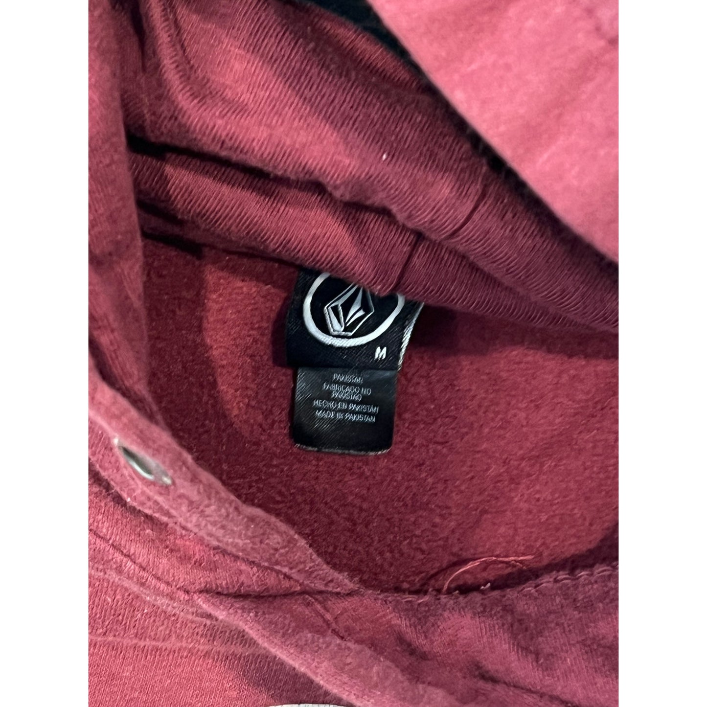 Volcom Sweat à capuche bordeaux homme taille M