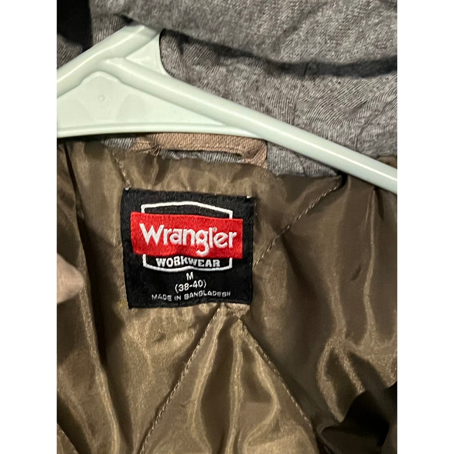 Wrangler Veste en jean isolante zippée pour homme, taille M