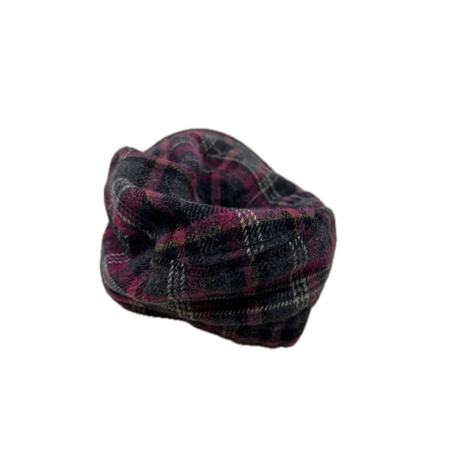 Pugs Flannel Checked Old Timey Baseball Cap Adjustable