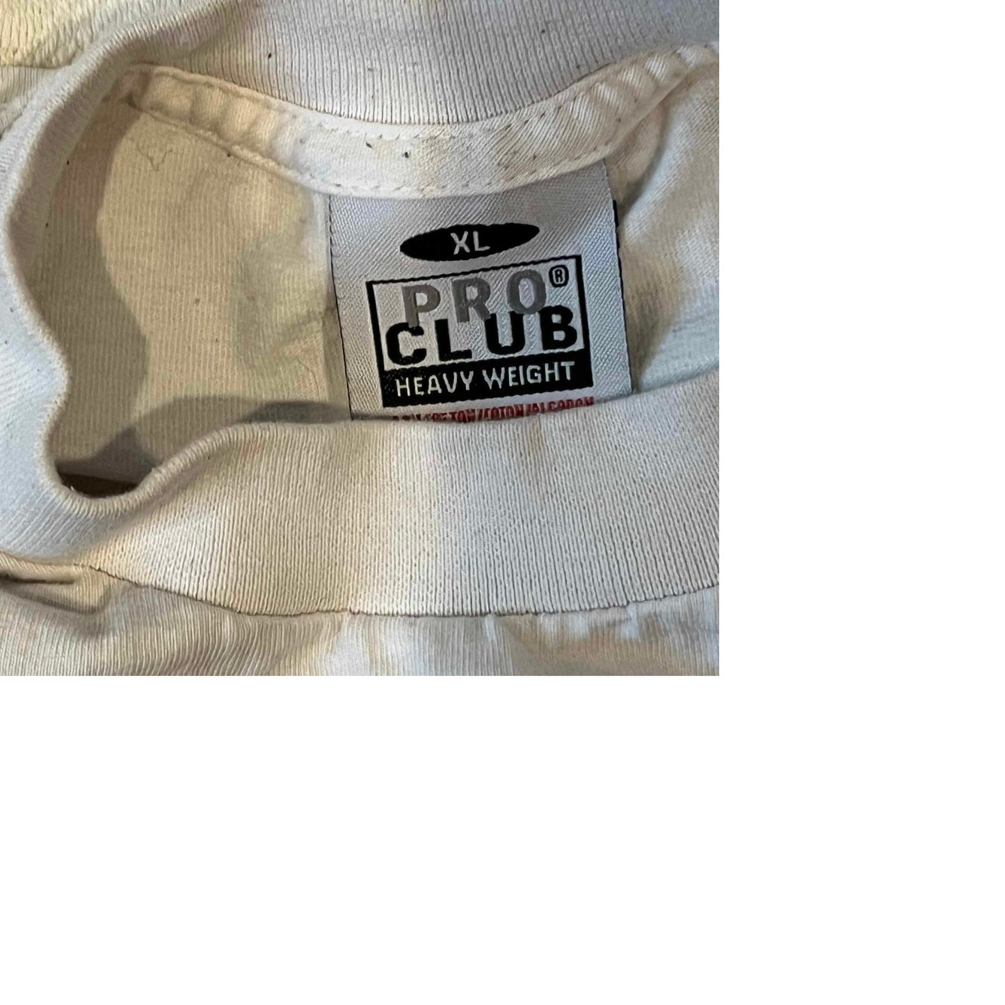 Pro Club Heavy Weight White T-Shirt XL