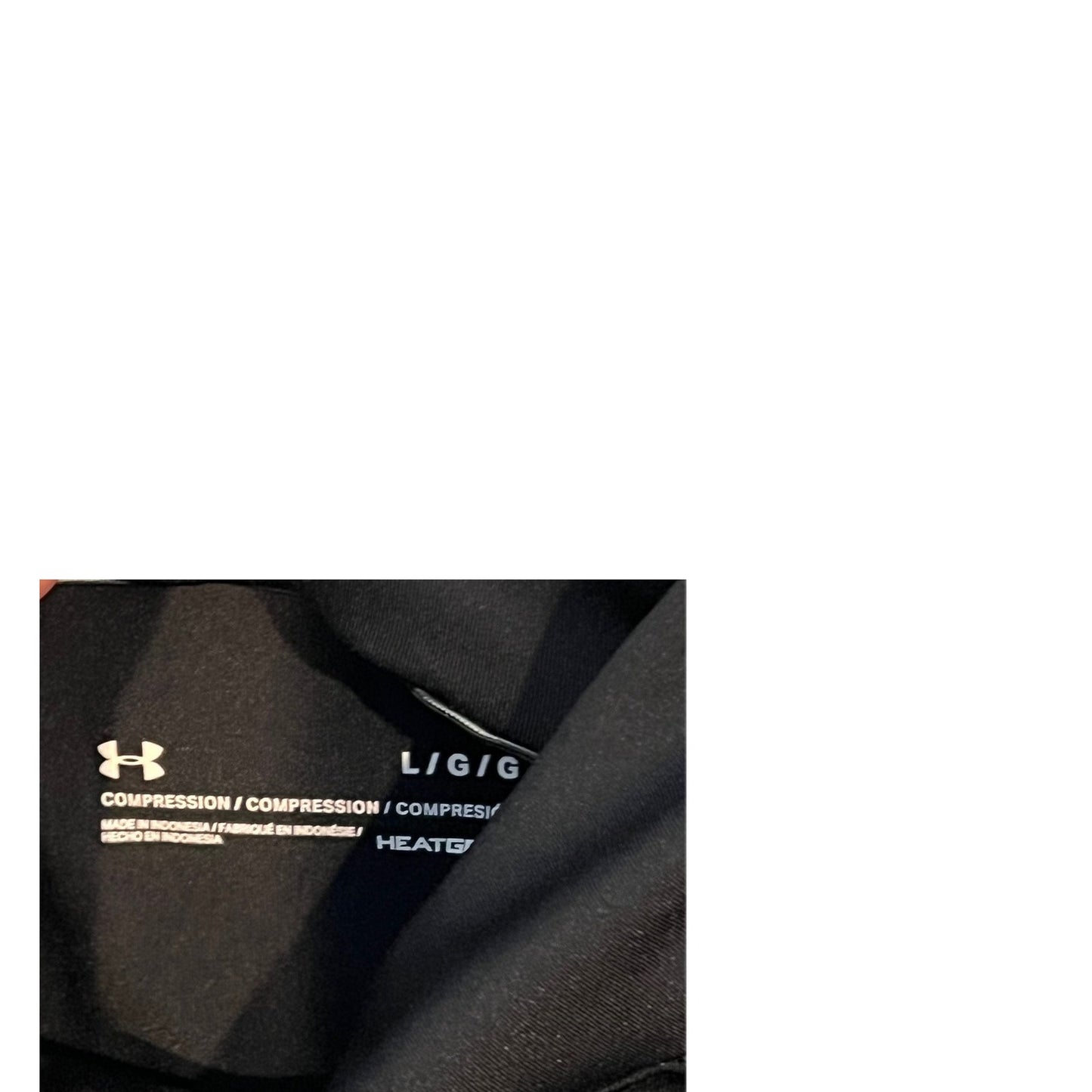 Under Armour Black Compression Shirt Mens Large