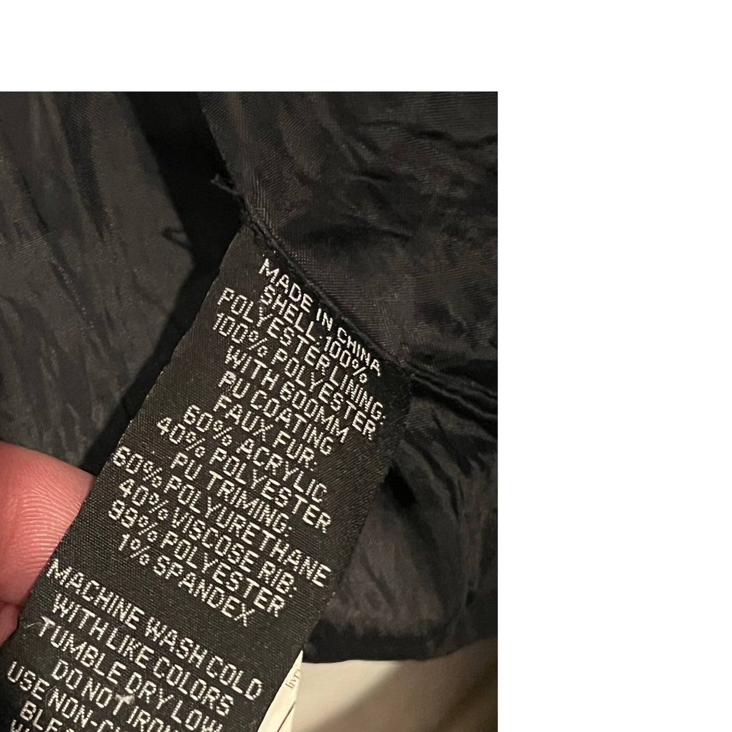 XoXo Parka matelassé à capuche en fausse fourrure Femme Petite
