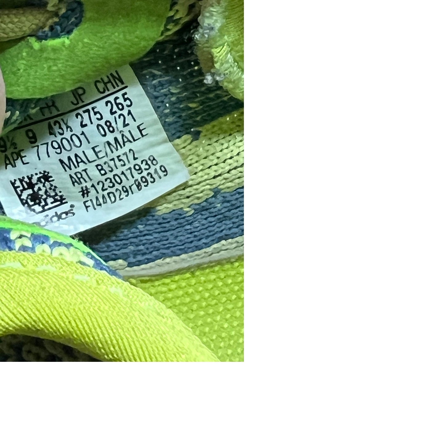 Zapatillas Adidas Yeezy Boost 350 V2 Semi Frozen Yellow Talla 9.5 para hombre