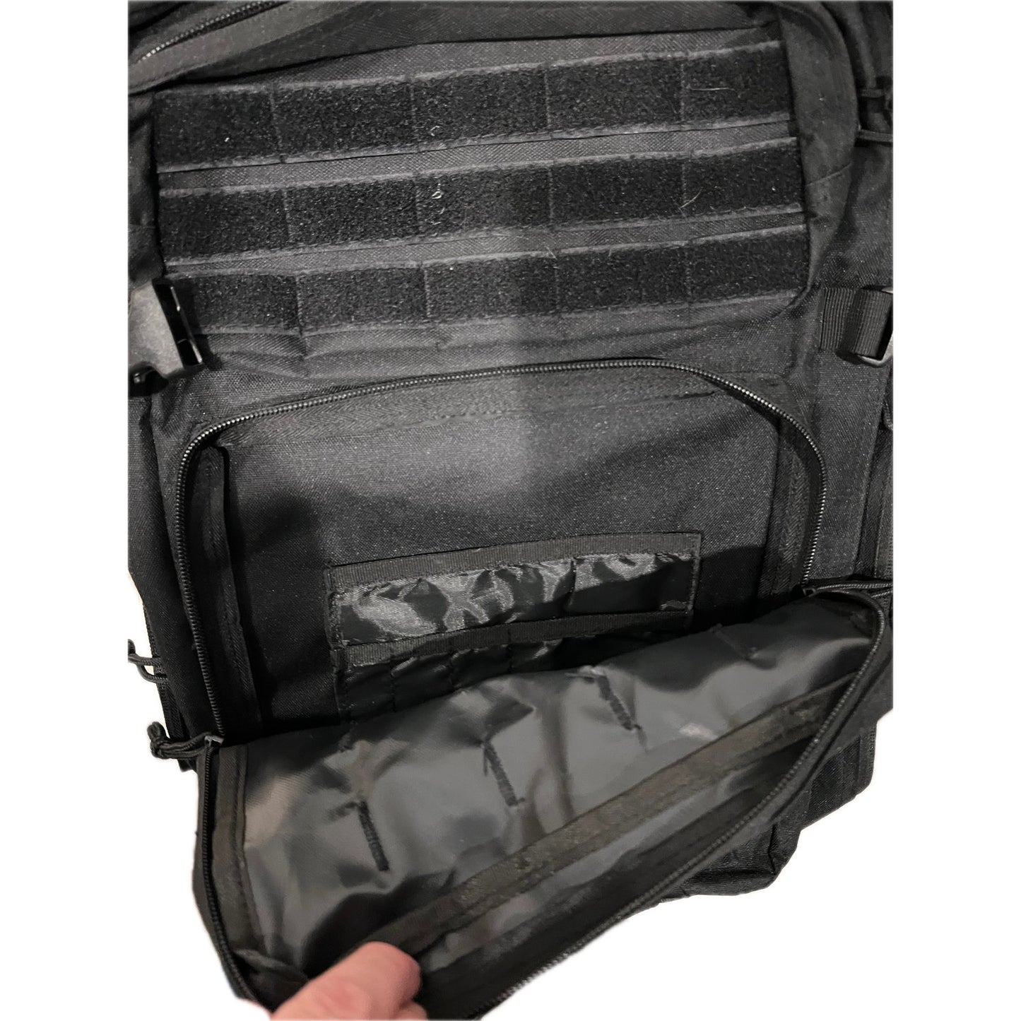 Generic Black Canvas Tactical Backpack