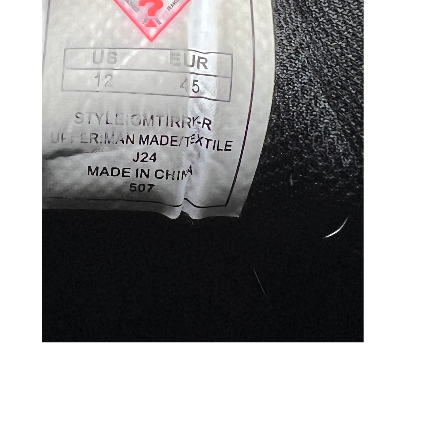 Guess Tirry Sneaker Black Black Mens 12