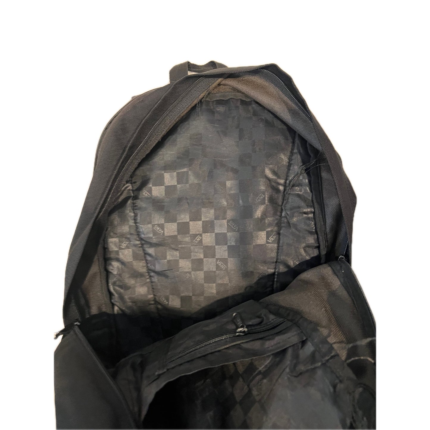 VANS Off The Wall Black Computer Backpack