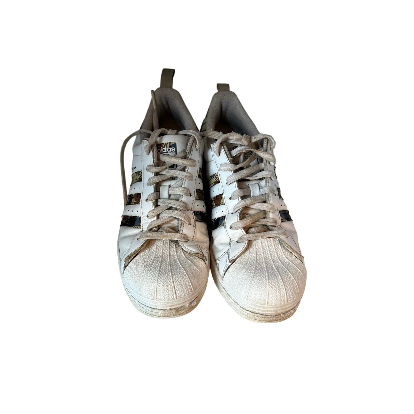 adidas Superstar White Savanna Camo Mens 11