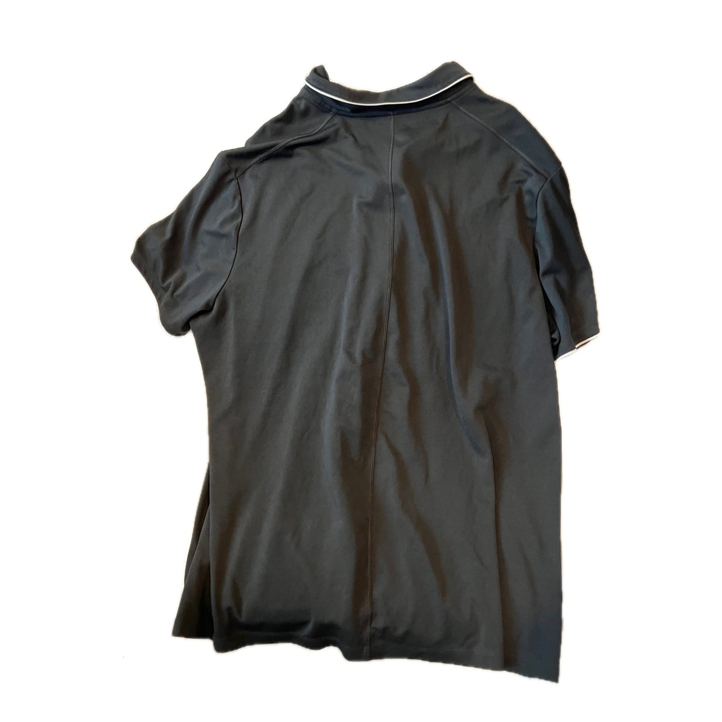 -Nike Dri-Fit Standard FIt Black Golf Shirt Mens XXL
