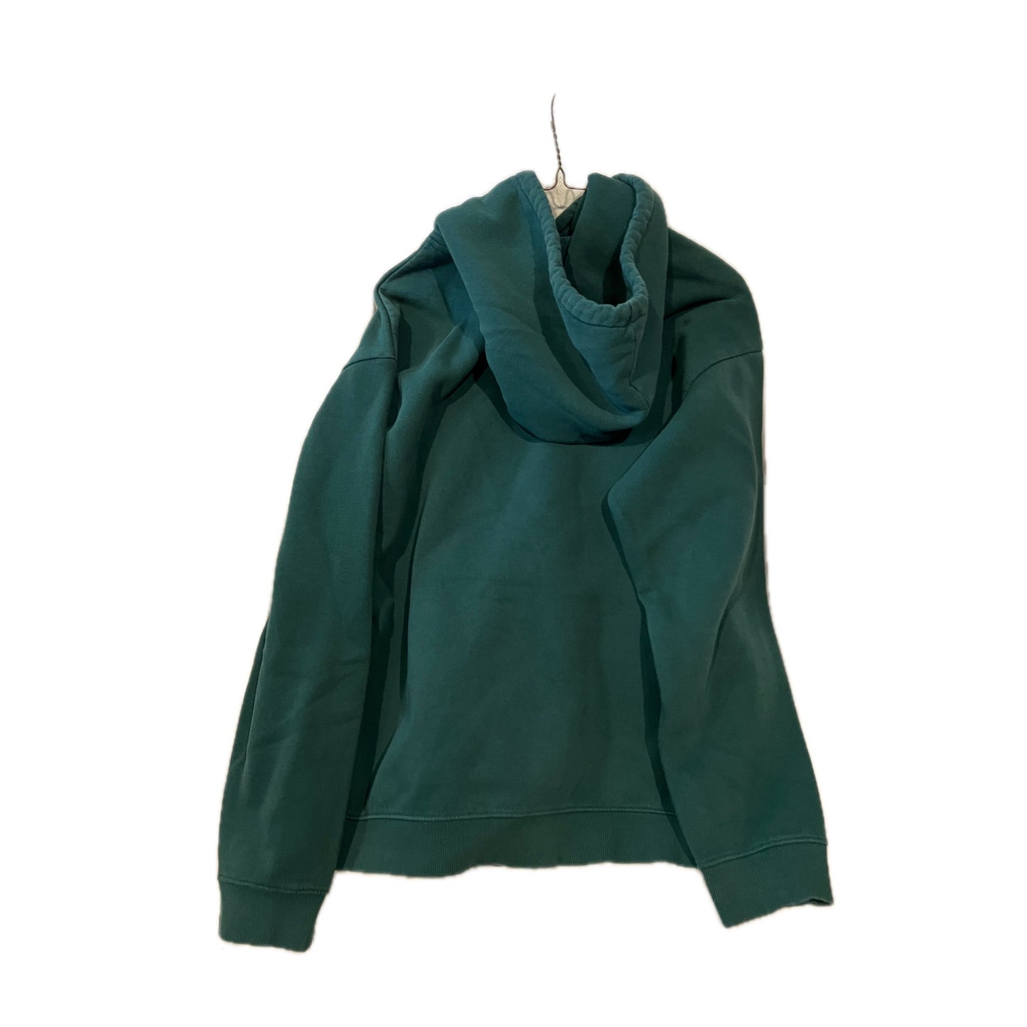 H&M Never Stay Down Green Pullover Hoodie Mens M