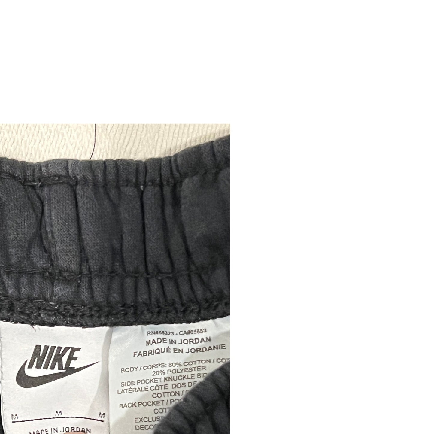 Nike Big Swoosh Gray SweatShorts Mens Med
