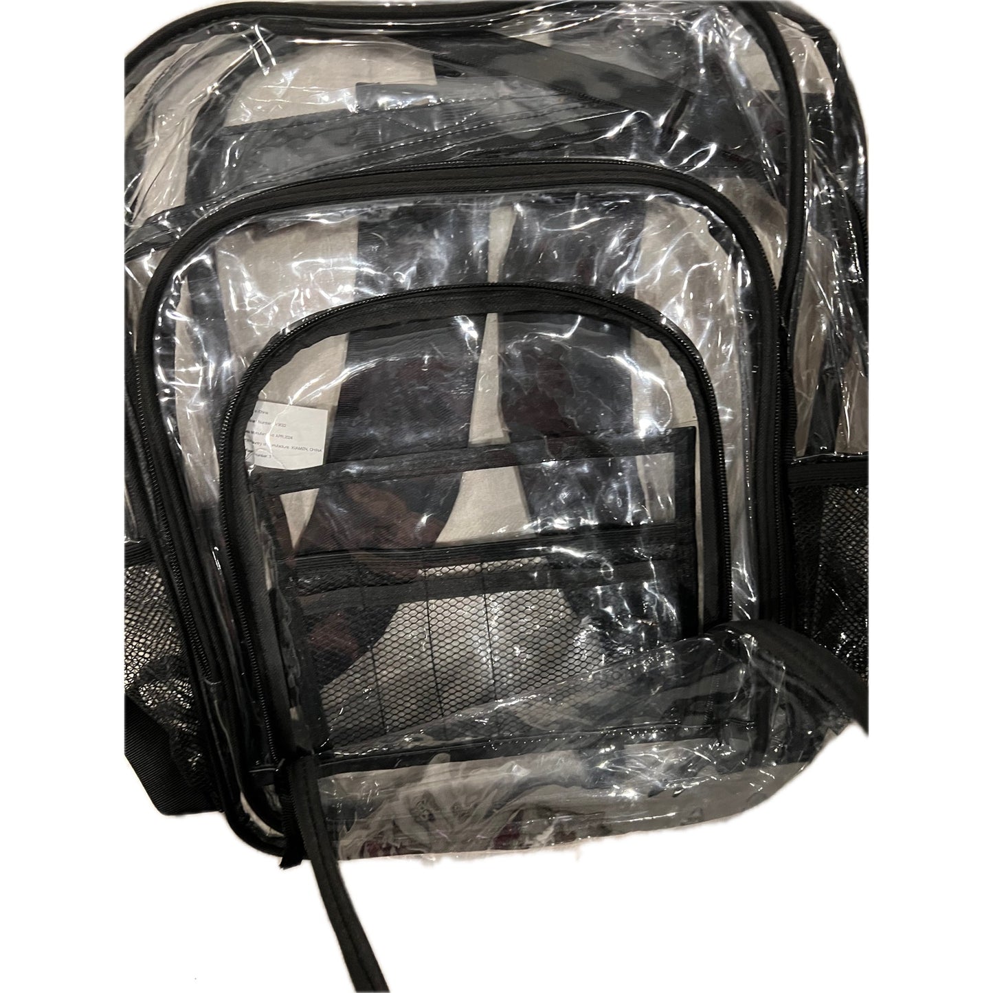 Clear See-Through School Backpack