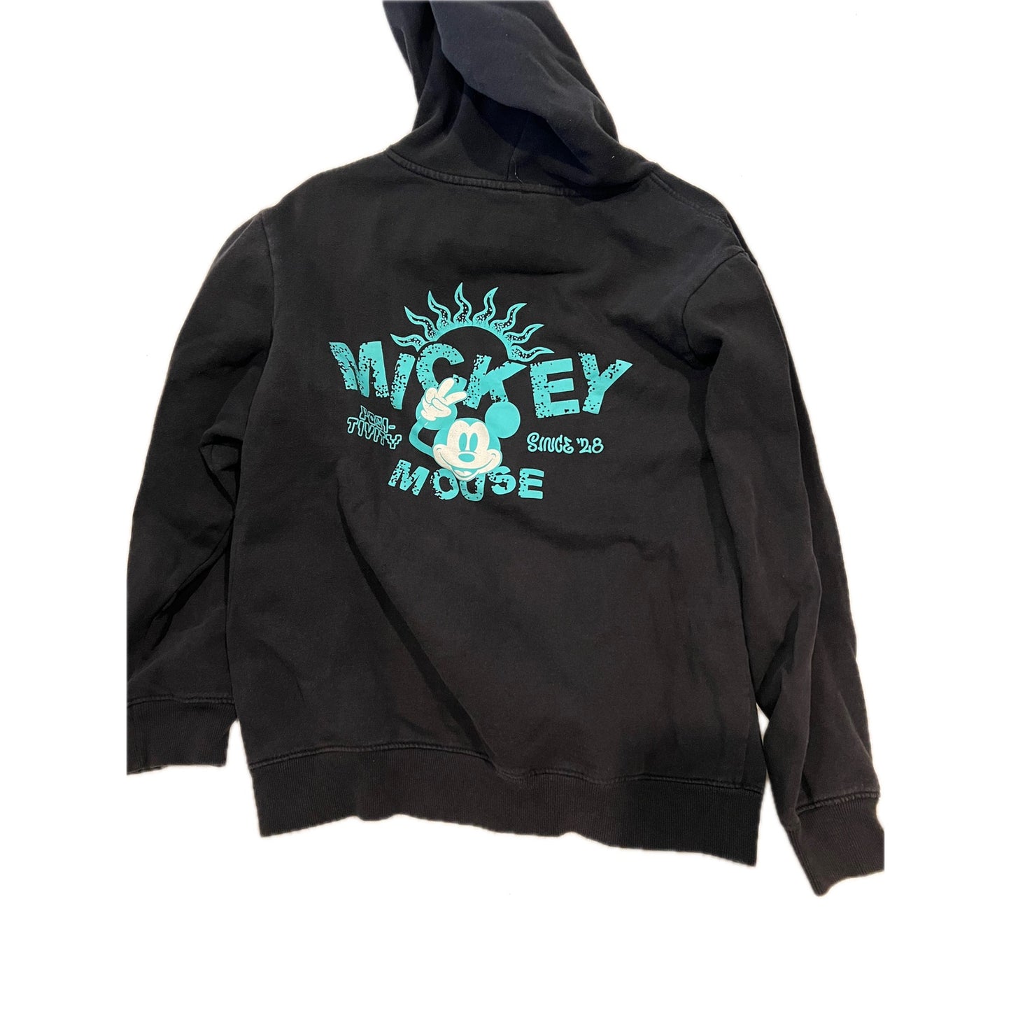 Neff X Disney Mickey Mouse Pullover Black Hoodie Mens L