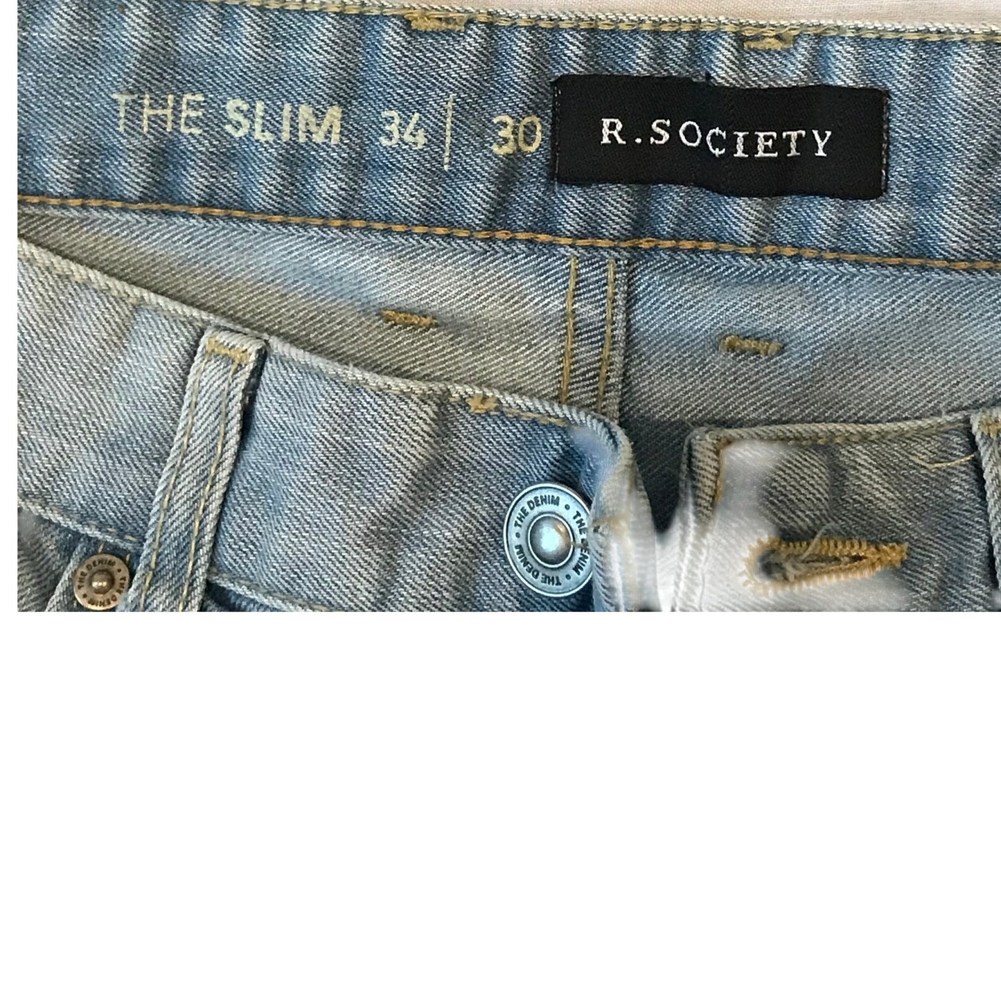 R Society The Slim Jeans, Men's 34x30
