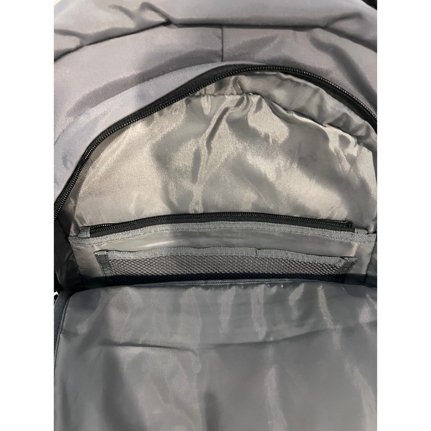 The North Face Never Stop Exploring Gray Black Backpack