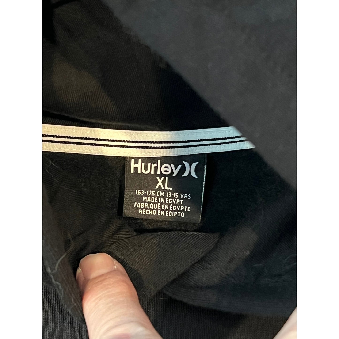 Hurley Black Skater Pullover Kids XL 13-15