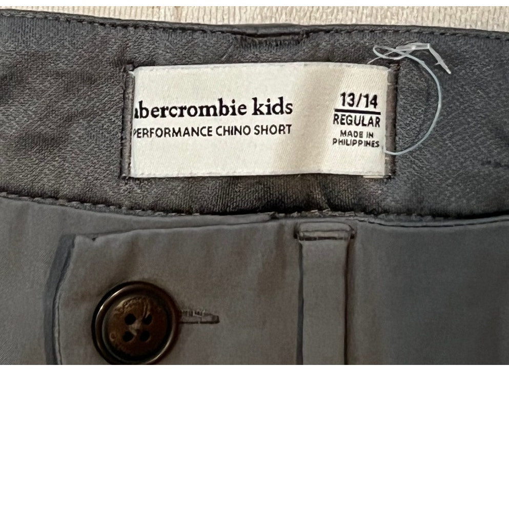 Abercrombie Kids Gray Chino Short Sz (13/14)