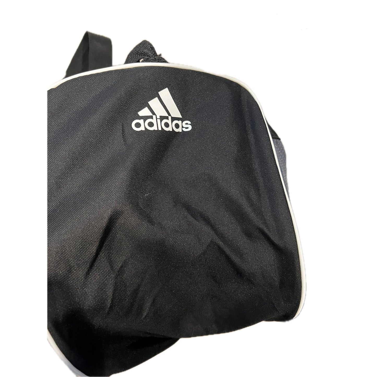 Adidas Defender Small 16"x10"x8" Gray Black Duffel Gym Bag