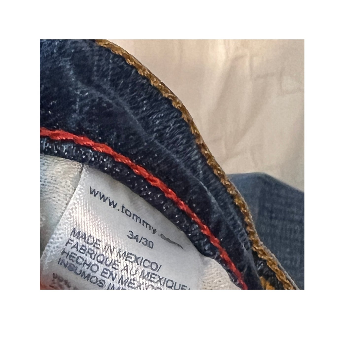 Tommy Jeans Straight Fit Jeans Mens 34x30