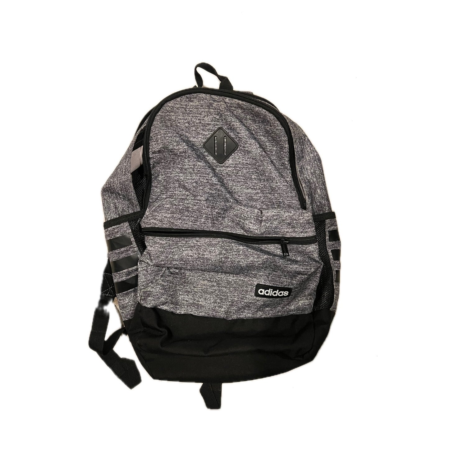 Adidas Classic Three Stripes Gray Black Backpack