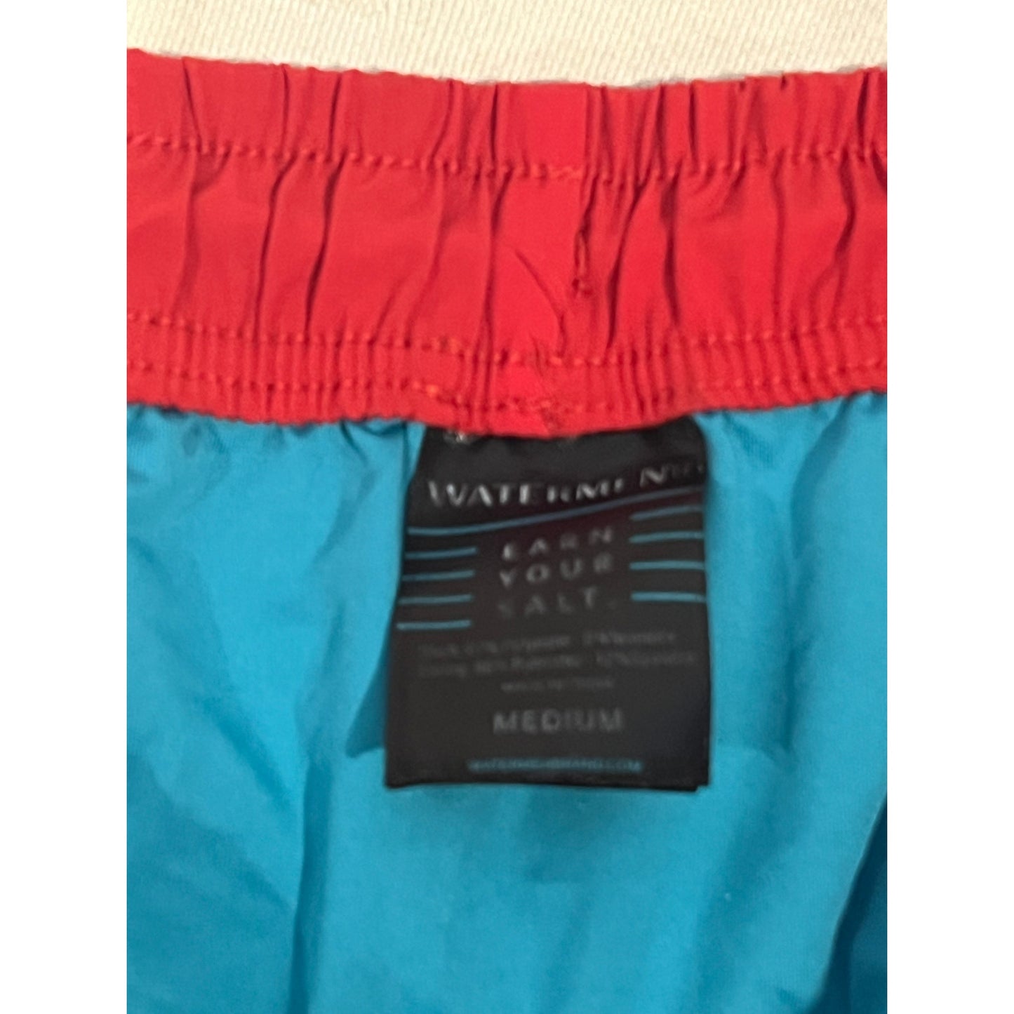 Watermen Red Board Swim Shorts Mens Medium