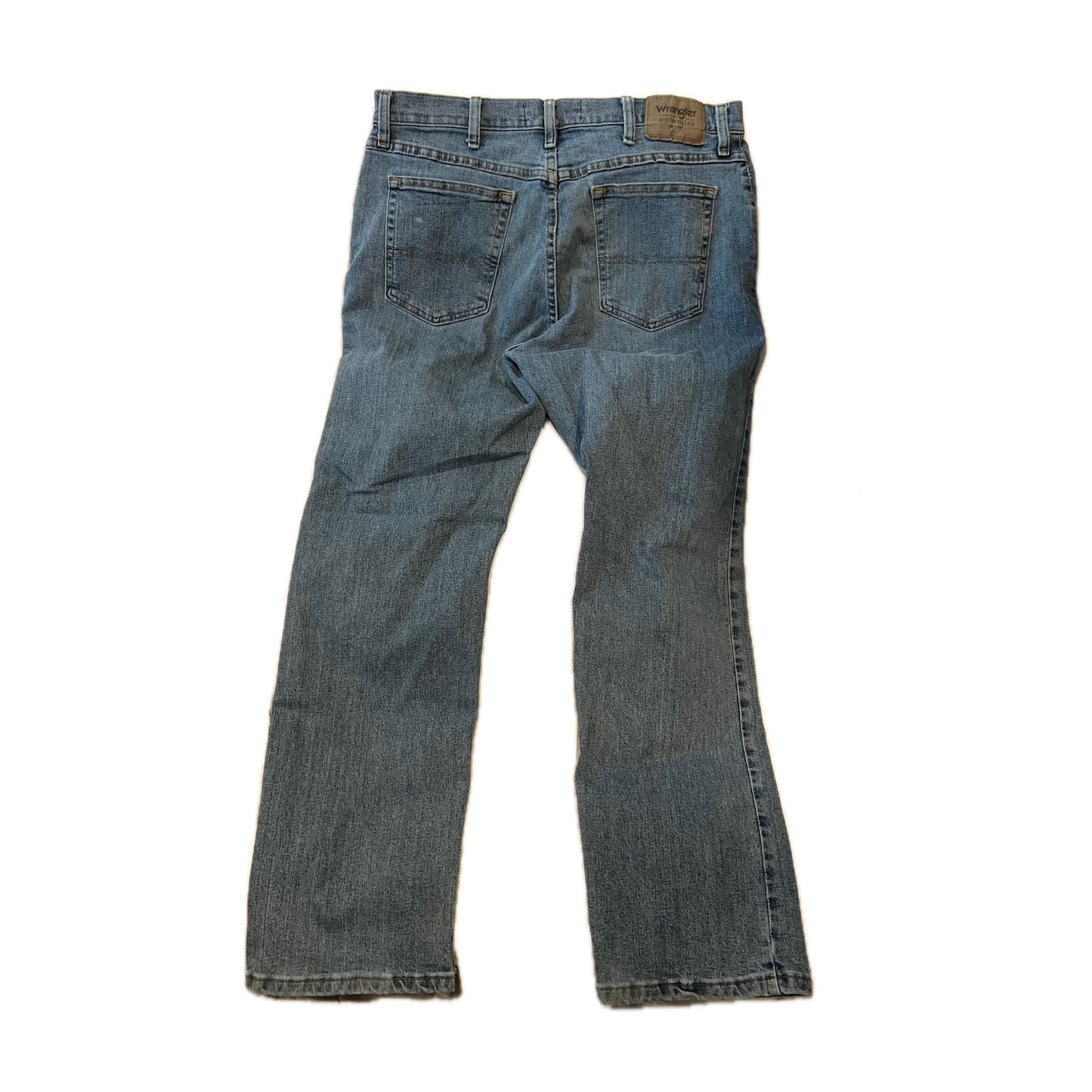 Wrangler Authentics Straight Leg Blue Jeans Mens 34x30