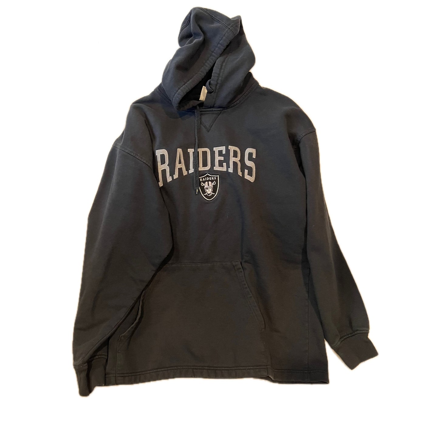 NFL Team Raiders Pullover Black Hoodie Mens L
