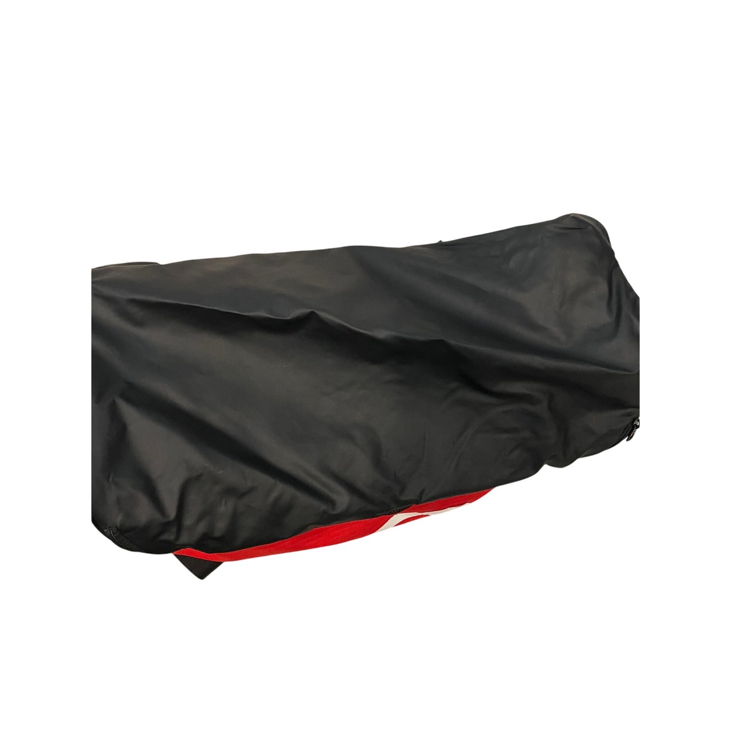 Nike Brasilia 9.5 Red Black Medium 60L Duffel Gym Bag