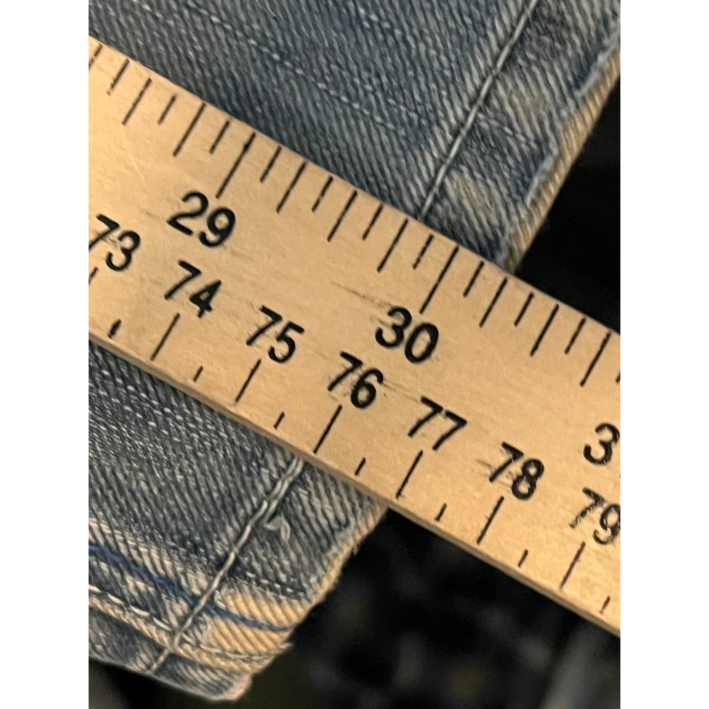 Levi's 511 Blue Jeans Slim Fit Mens 30x30 Unique Distress