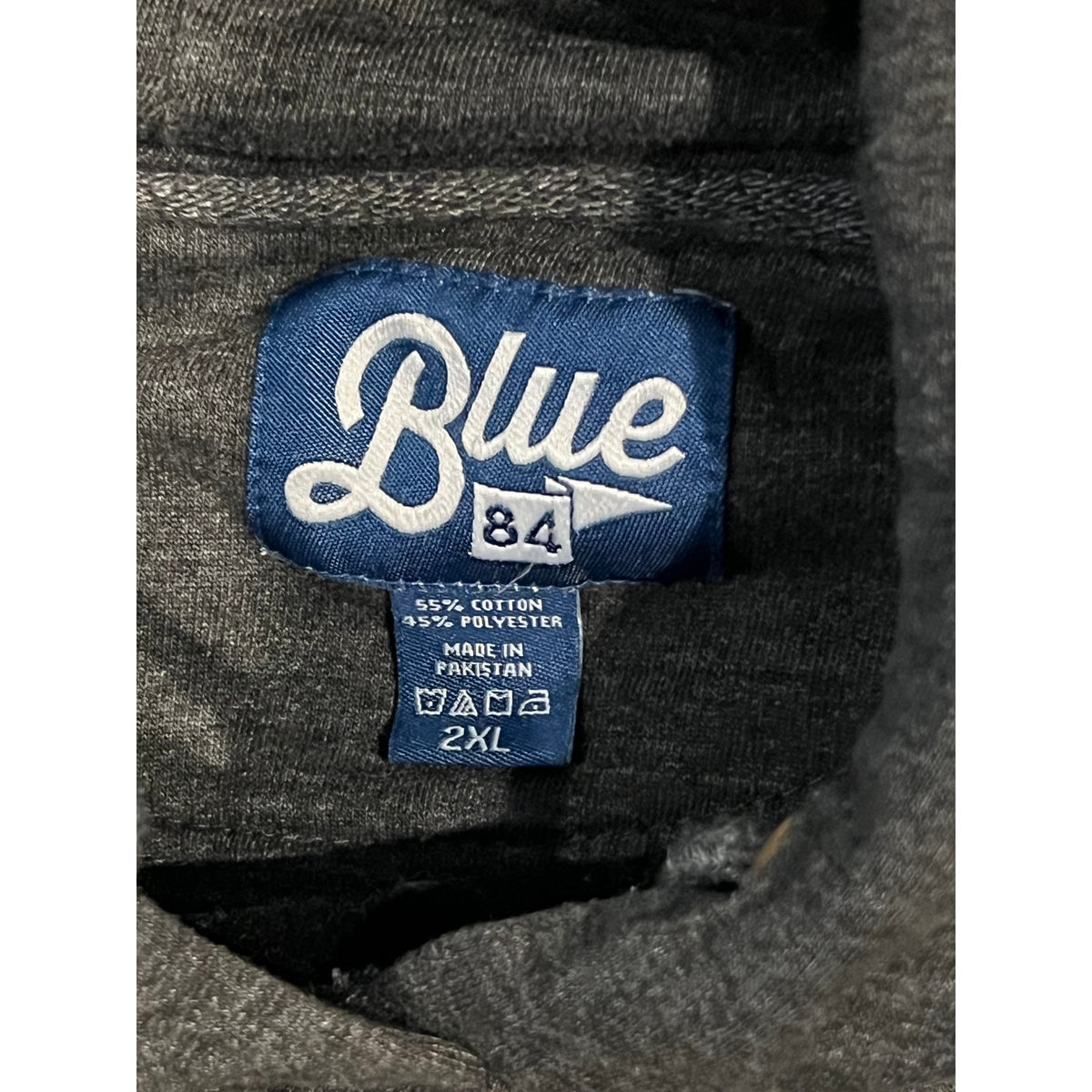 LeHigh University Blue 84 Gray Hoodie Mens 2XL
