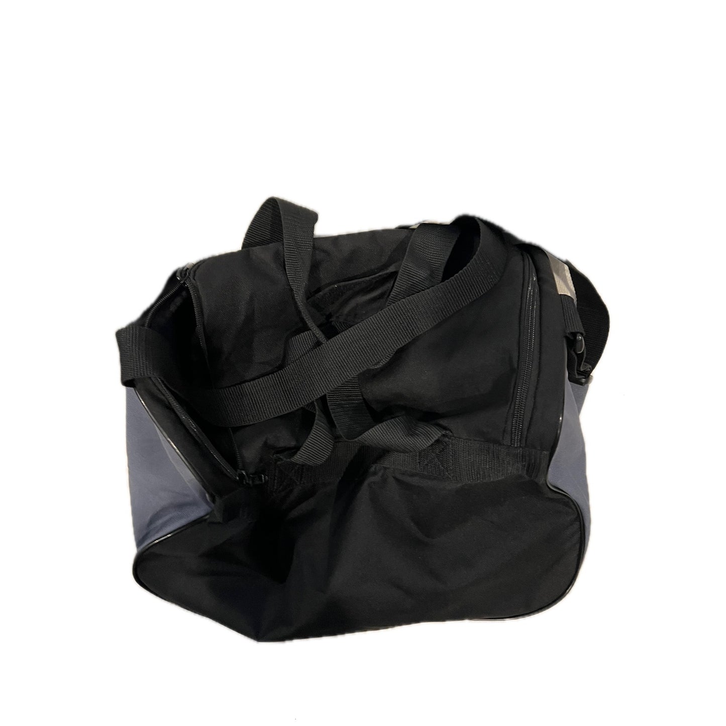 Adidas Defender Small 16"x10"x8" Black Gray Duffel Gym Bag