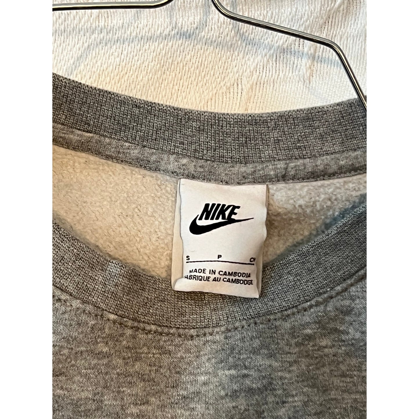 Nike Crewneck Gray Sweatshirt Mens S