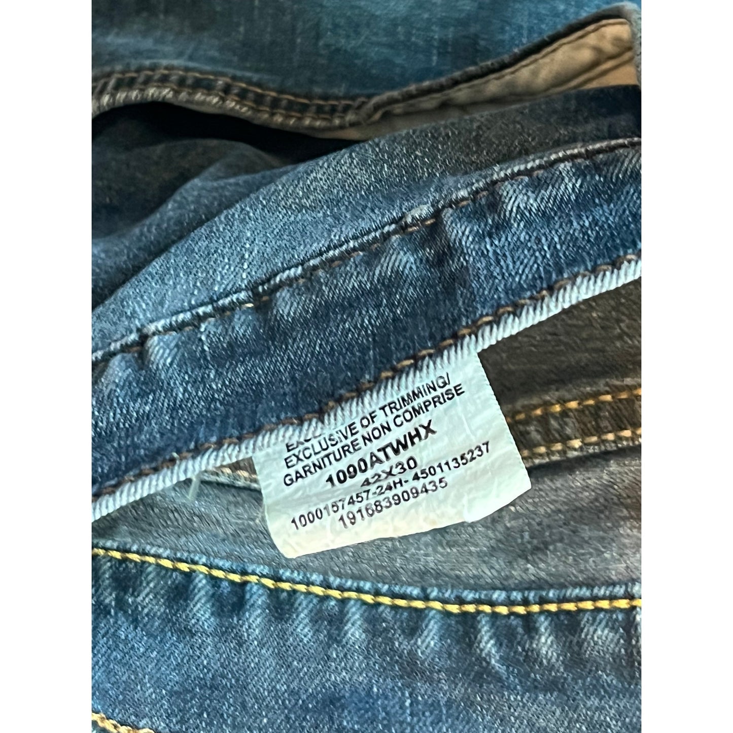 Wrangler Athletic Fit Jeans Mens 42x30
