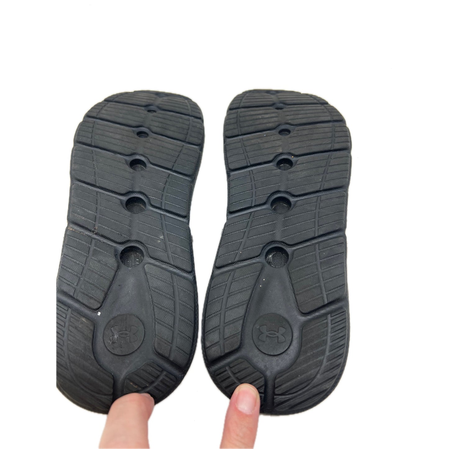 Under Armour Ignite Slide Black White Mens 10