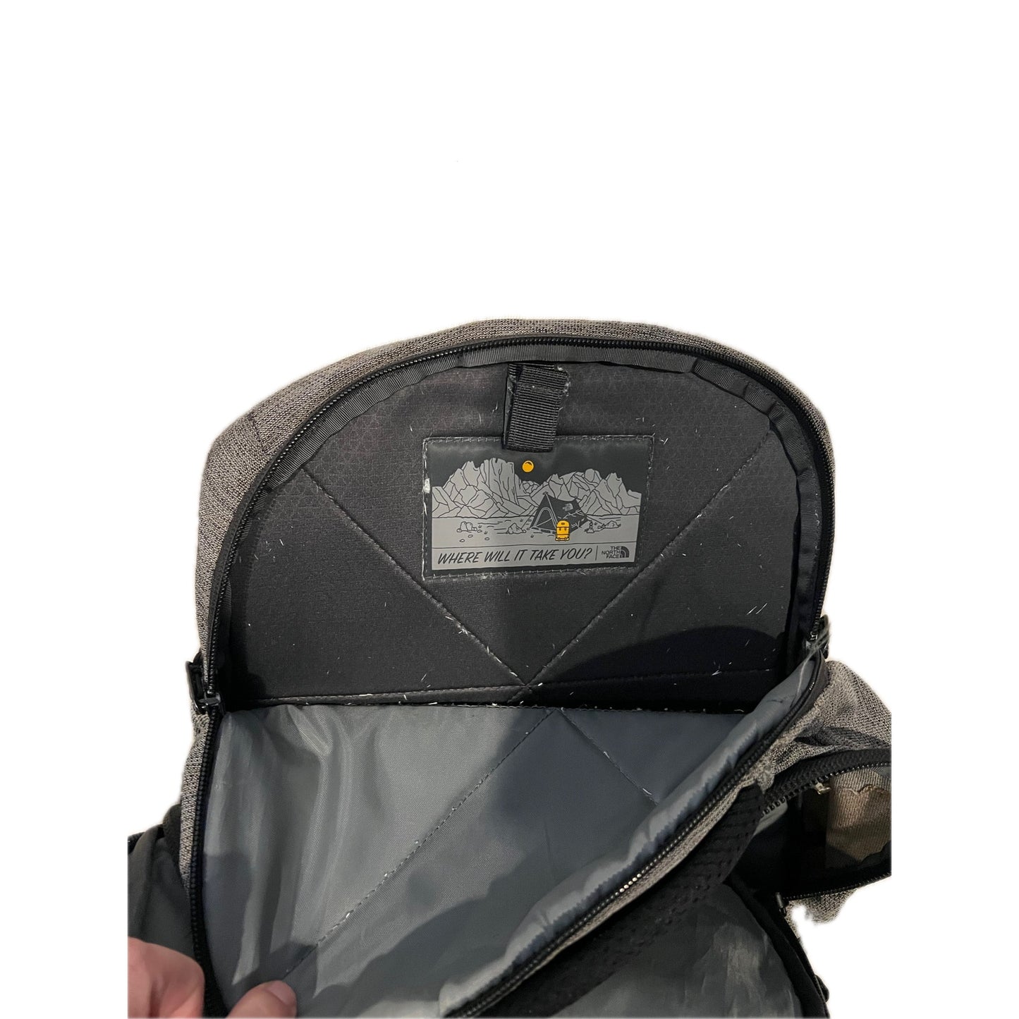 The North Face Borealis Gray Black Backpack