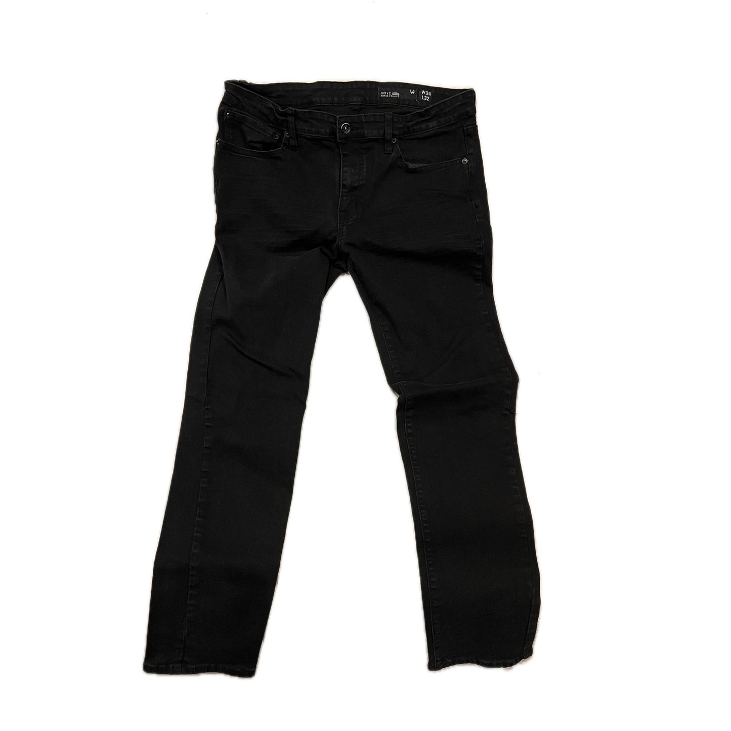 WXYZ Slim Nomad Jeans Black Mens 34x32