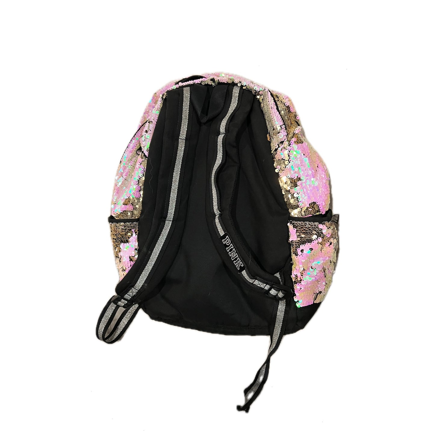 Pink Victoria Secret Pink Sparkle Multi Compartment Backpack