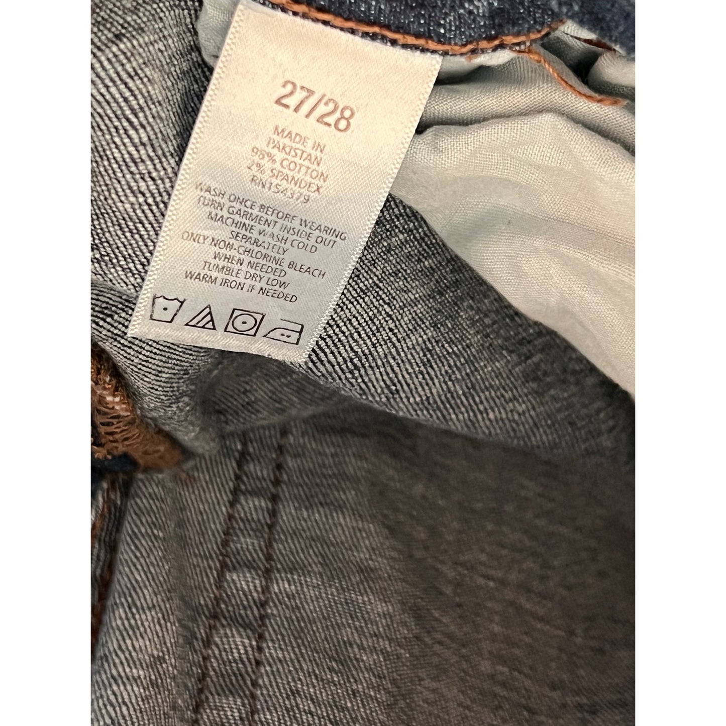 Aeropostale Straight Blue Jeans Mens 27x28