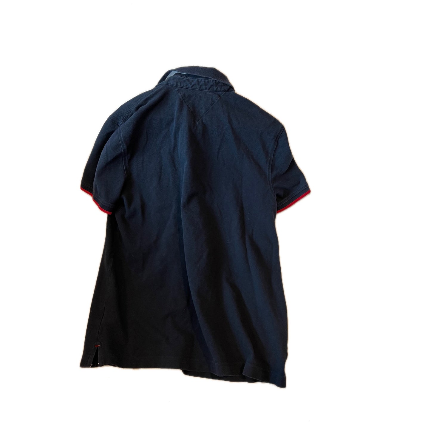Tommy Hilfiger Custom Fit Navy Polo Shirt Mens L