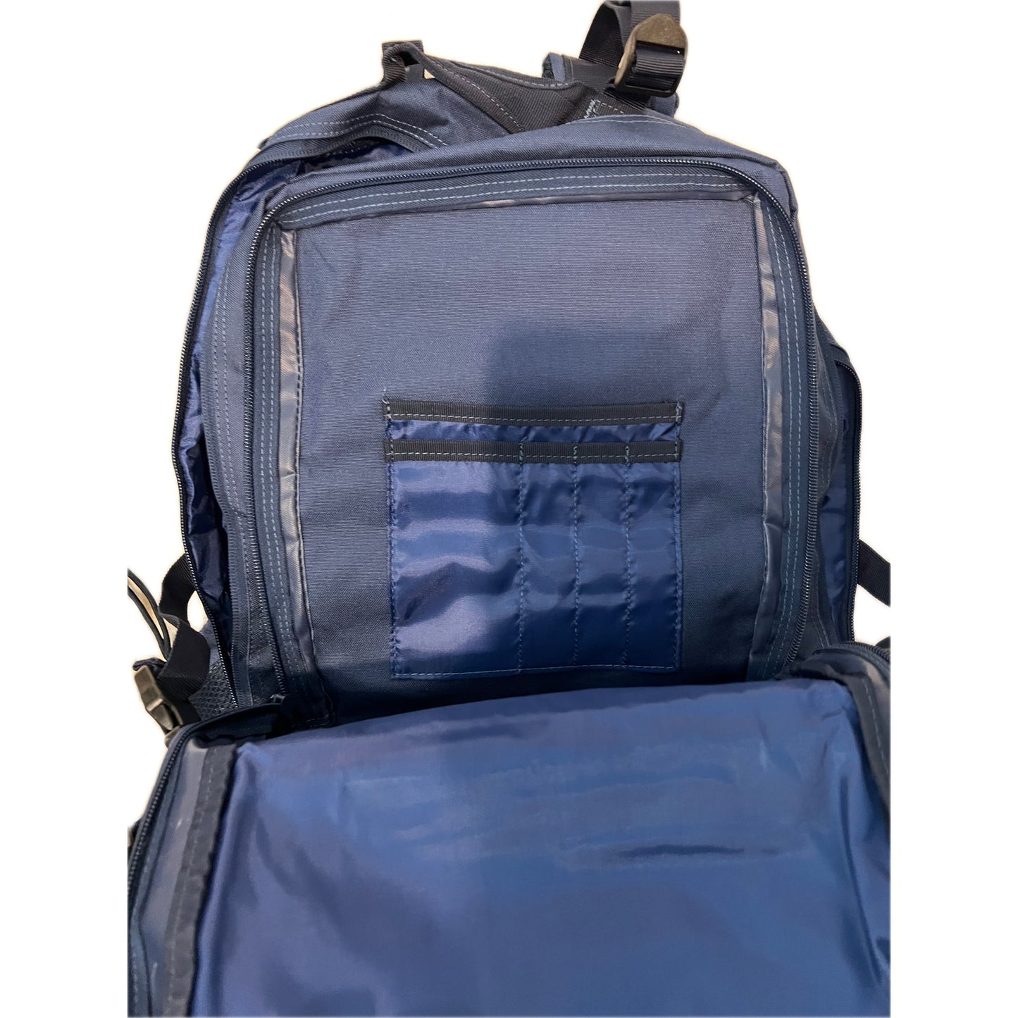 Generic Blue Canvas Tactical Backpack