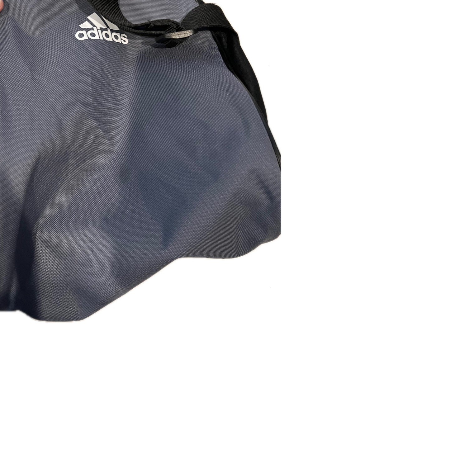 Adidas Defender Small 16"x10"x8" Black Gray Duffel Gym Bag