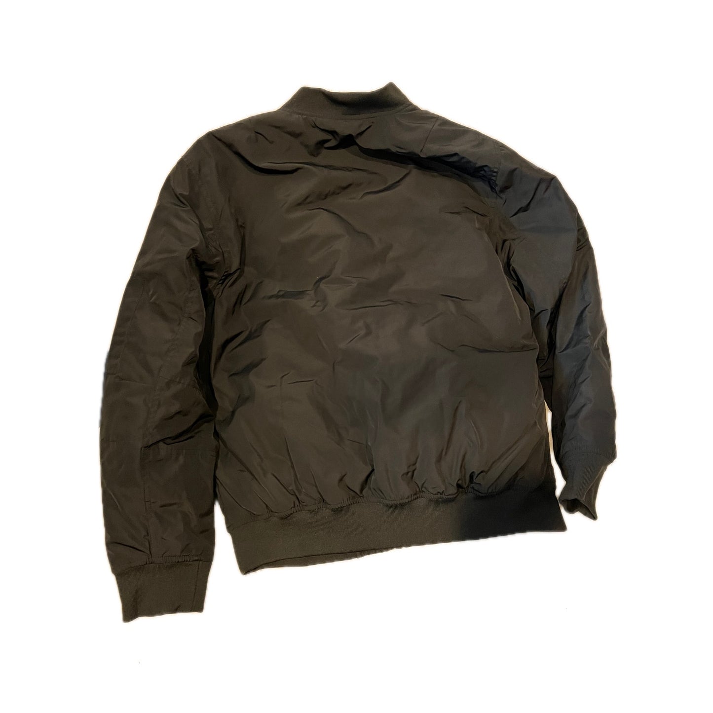 Stoosh Black Bomber Jacket Mens L