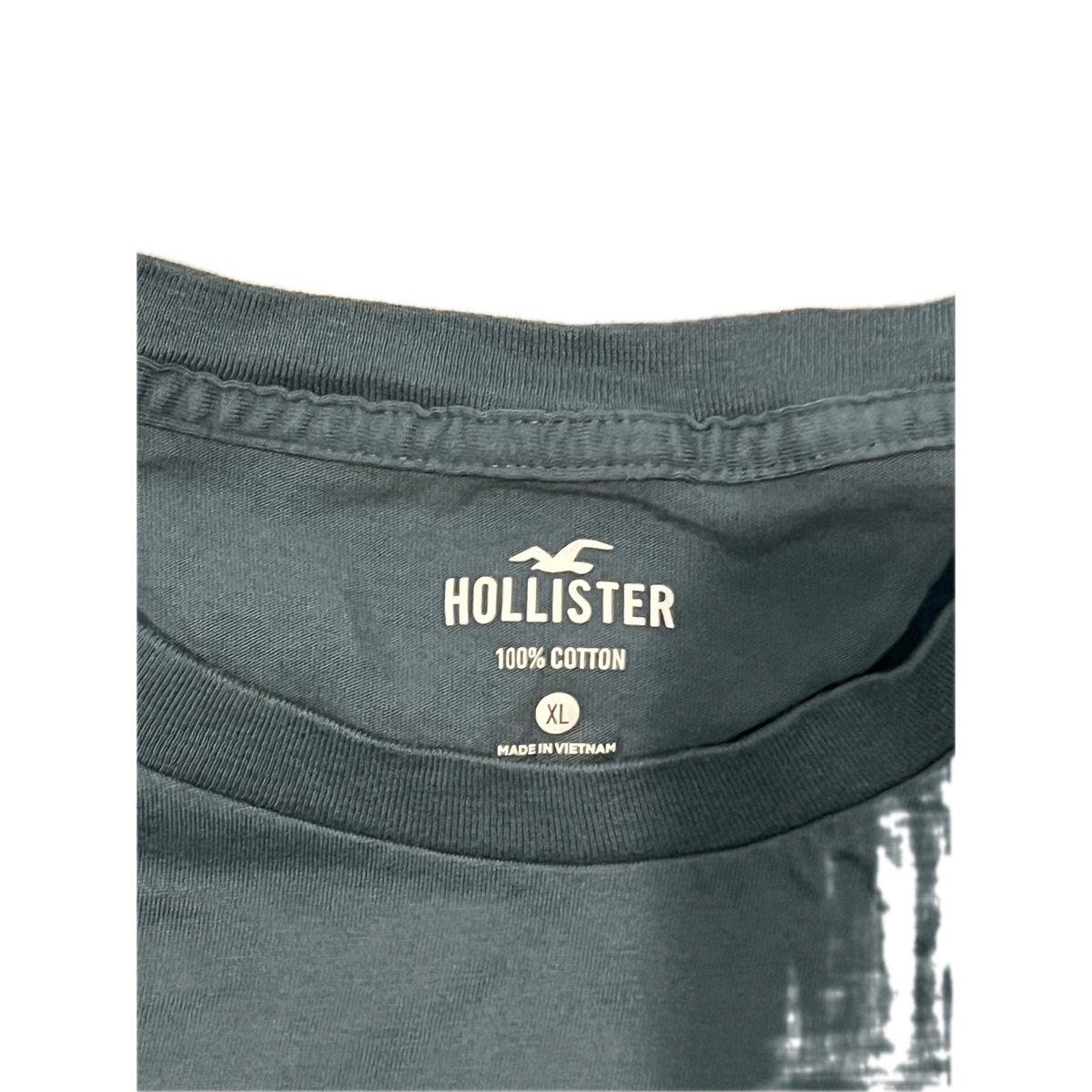 Hollister Teal 100% Cotton T-Shirt Mens XL