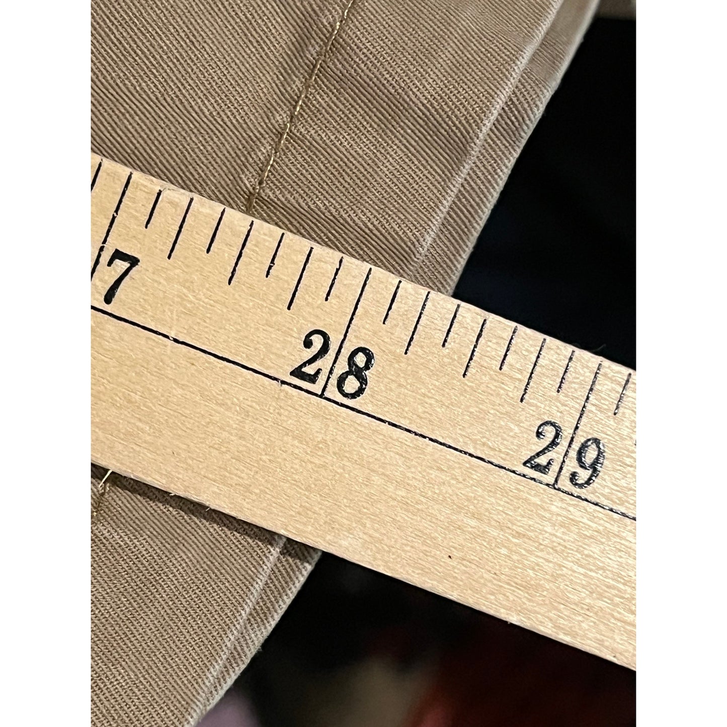 Pantalones chinos Matchstick Beige Argus rectos de hombre 36x28