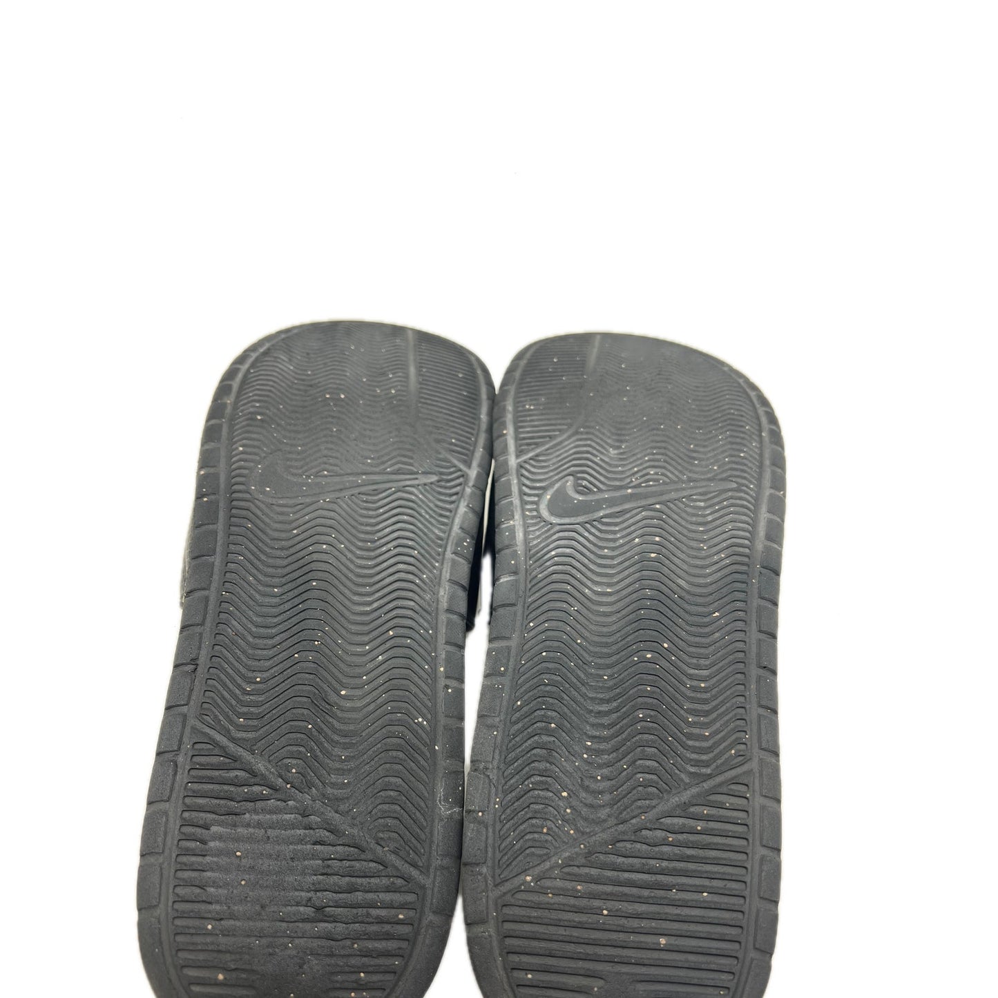 Chanclas Nike Benassi JDI Black Challenge Red para hombre, talla 15