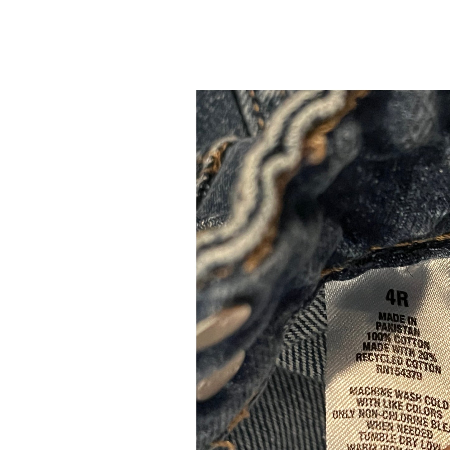 Aeropostale Baggy Wide Leg Cargo Jeans Womans Sz 4R